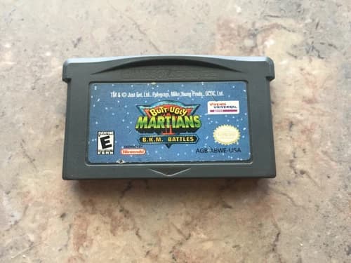 Butt-Ugly Martians: B.K.M. Battles (Game Boy Advance) gba cartridge only 3A