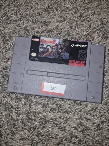 Super Castlevania IV Super Nintendo Entertainment System SNES Cartridge Only