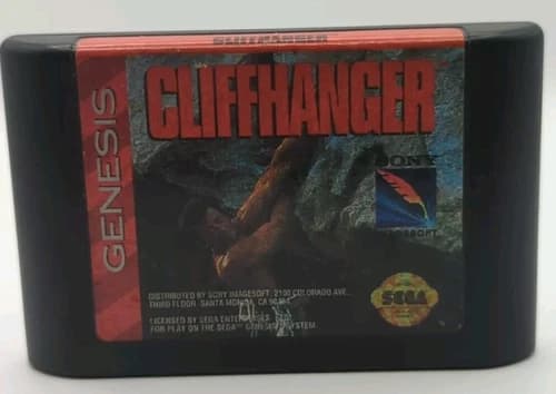 Cliffhanger (Sega Genesis) Cartridge CLEANED & TESTED