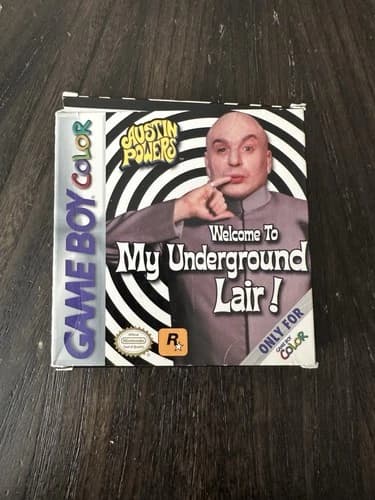 Nintendo Gameboy Color Game Austin Powers Welcome To My Underground Lair! CIB