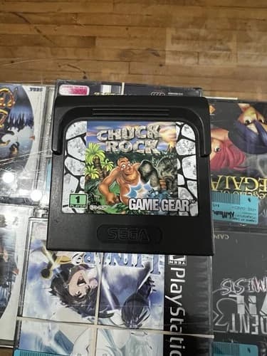 Chuck Rock Sega Game Gear Video Game Cart Only