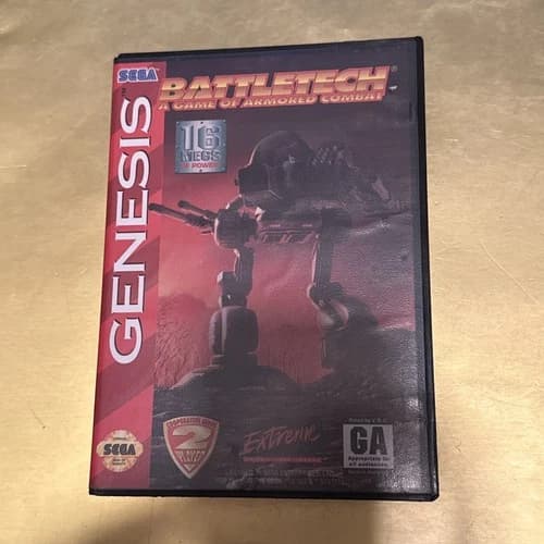 Battletech Sega Genesis Complete in Box