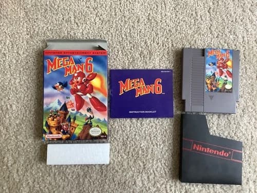 Mega Man 6 ( NES Capcom 1994) CIB Very Good Working Condition