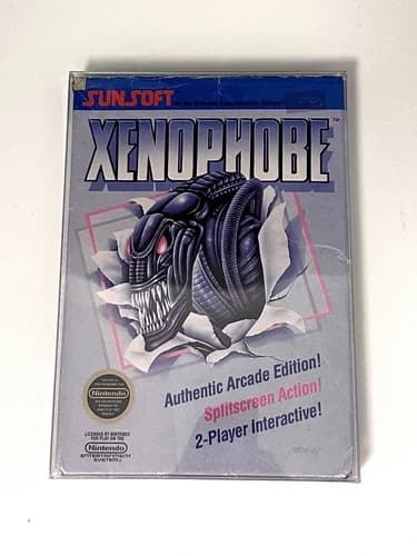 Xenophobe (Nintendo Entertainment System, 1988) -CIB - Tested - Free Shipping