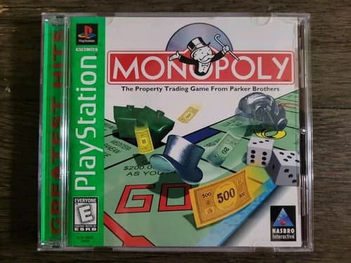 Monopoly (Greatest Hits) (Sony PlayStation 1, 1998) Complete CIB