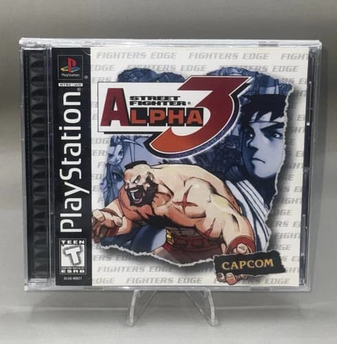 Street Fighter Alpha 3 (Sony PlayStation 1, 1999) PS1 Black Label CIB Tested