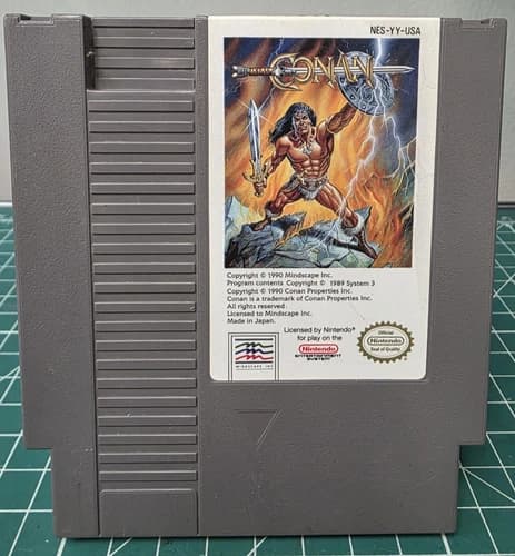 Conan: The Mysteries of Time (Nintendo NES, 1991) - Tested/Working - Cart Only!