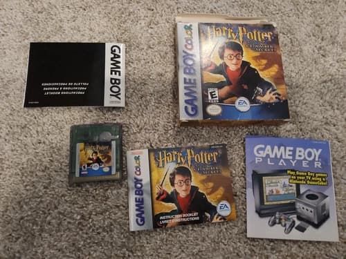 Harry Potter And The Chamber Of Secrets Game Boy Color Complete In Box Gbc