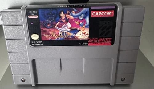 Disney's Aladdin (Super Nintendo); Authentic; FREE SHIP US