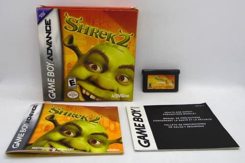 Shrek 2 GameBoy Advance GBA Complete CIB Tested & Working