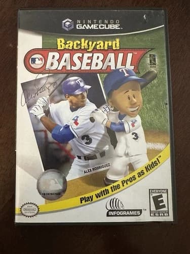 Backyard Baseball (Nintendo GameCube, 2003) Complete CIB Authentic Rare - Tested