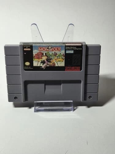 Monopoly (Super Nintendo Entertainment System, 1992) Tested and Working SNES
