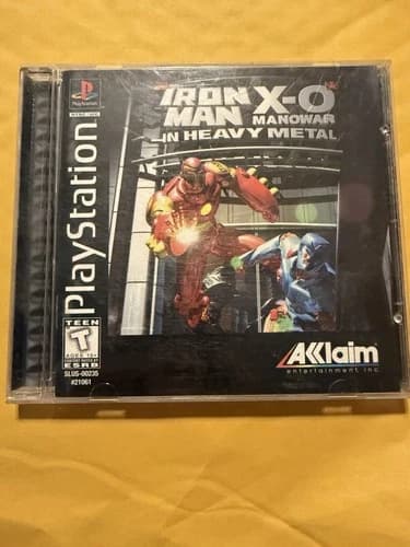 Iron Man X-O Manowar in Heavy Metal Sony Playstation One PS1