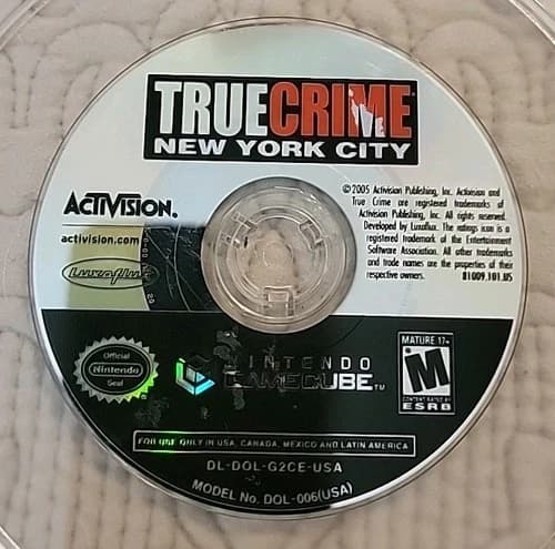 True Crime: Streets Of LA (Nintendo GameCube, 2003) Disc Only