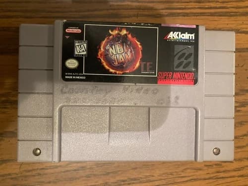 NBA Jam -- Tournament Edition (Super Nintendo Entertainment System, 1995) Tested