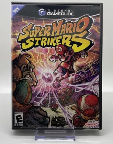 Super Mario Strikers (Nintendo GameCube, 2005) Complete With Manual