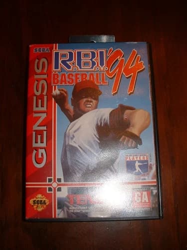 SEGA GENESIS R.B.I. '94 BASEBALL VIDEO GAME CIB
