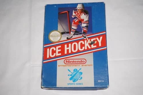 Ice Hockey (Nintendo NES) Complete in Box CIB
