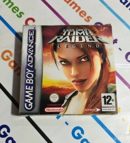 TOMB RAIDER LEGEND NINTENDO GAMEBOY ADVANCE GBA COMPLETE ITALIAN UK ESP