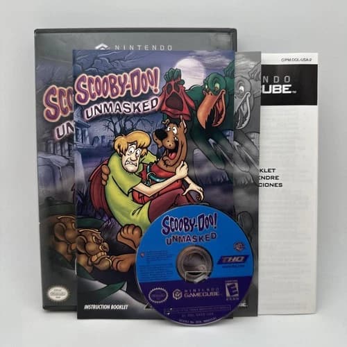 Scooby-Doo Unmasked (Nintendo GameCube, 2005) CIB Complete W/ Manual
