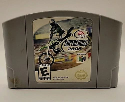 SUPERCROSS 2000 N64 Loose Authentic Tested FREE LETTERMAIL SHIPPING WITHIN CAN