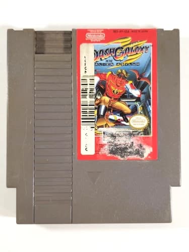 Dash Galaxy in the Alien Asylum (Nintendo Entertainment System, 1990) NES Cart
