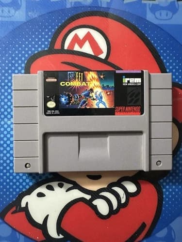Street Combat SNES (Super Nintendo, 1993) Game Cartridge Only