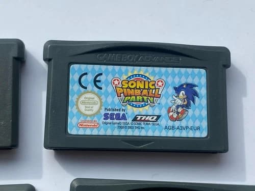 Sonic Pinball Party Nintendo GameBoy Advance GBA