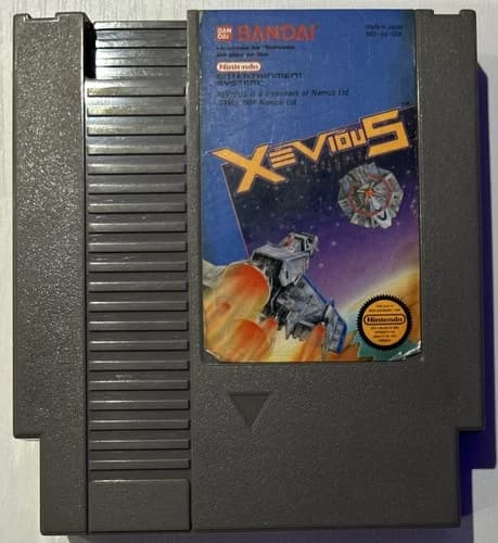 Nintendo NES Xevious The Avenger Game Authentic Cart Only Cleaned Tested