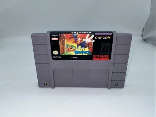 Bonkers Nintendo SNES Game Cartridge Only Authentic Tested Super Nintendo