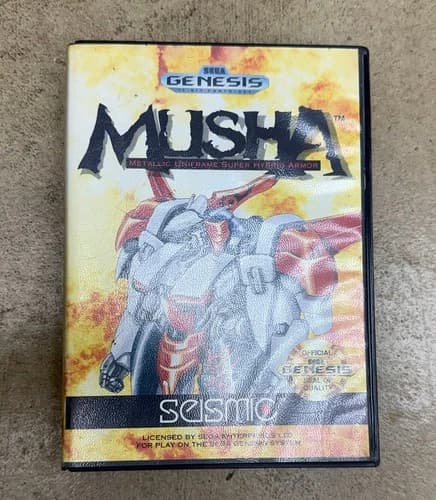 MUSHA M.U.S.H.A Sega Genesis Seismic Complete No Reserve