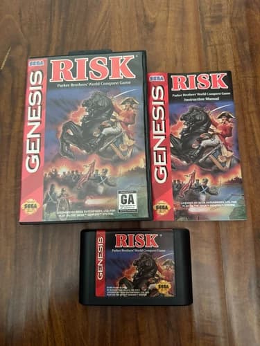 Risk (Sega Genesis, 1994) Complete CIB