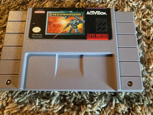 MechWarrior (Super Nintendo Entertainment System, 1992) - Tested and authentic