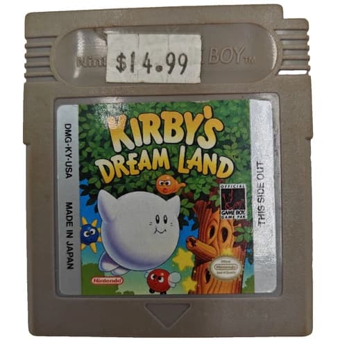 Kirby's Dream Land (Nintendo Game Boy, 1992) *Authentic, Working, And Tested*