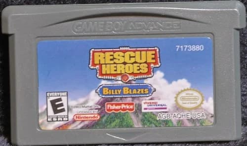 Rescue Heroes Billy Blazes (Nintendo Game Boy Advance, 2003) GBA Cart Only