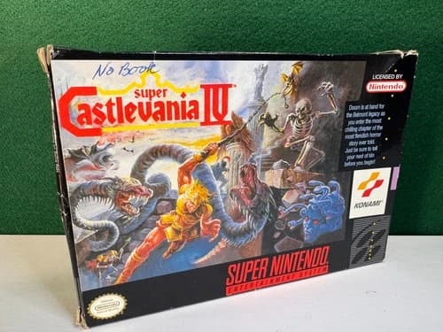 Super Castlevania IV (Super Nintendo SNES, 1991) Made in Mexico var Complete CIB