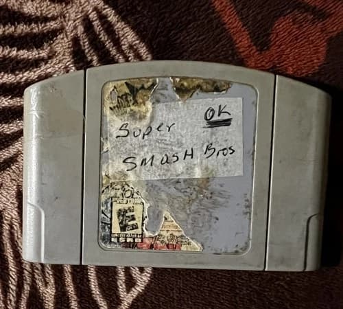 Super Smash Bros. Nintendo 64 N64 Authentic Tested & Working Rough Shape