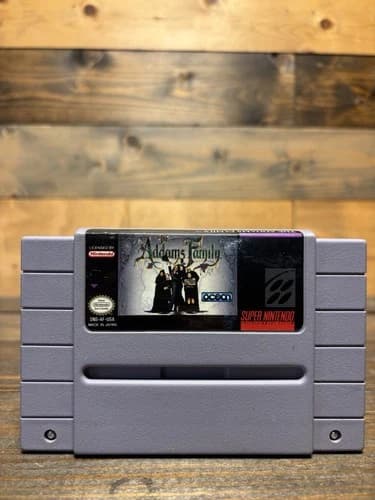 The Addams Family (Super Nintendo Entertainment System) SNES Authentic Cartridge