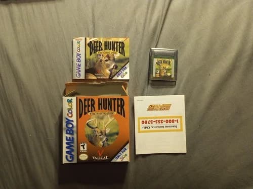 Deer Hunter: Interactive Hunting Experience (Nintendo Game Boy Color, 1999)