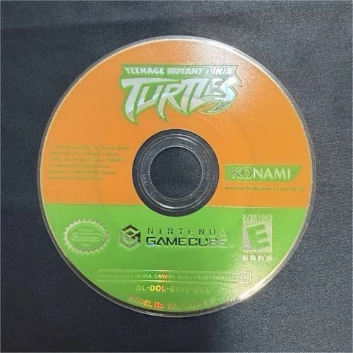 Teenage Mutant Ninja Turtles Nintendo GameCube Konami E Rated Disc Only