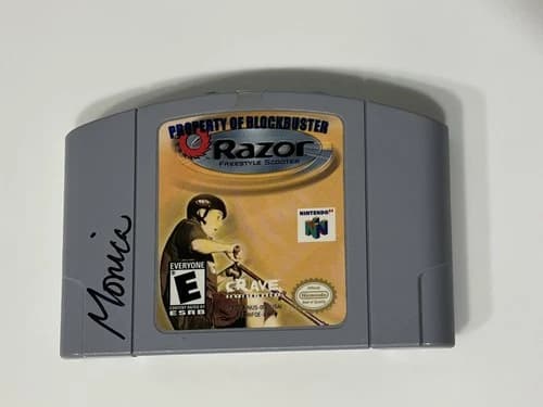 Razor Freestyle Scooter (Nintendo 64 N64) Authentic Tested Works