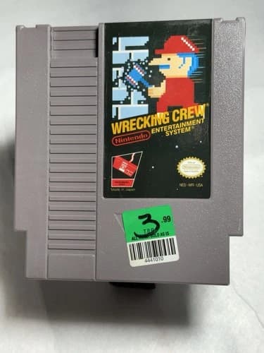 Nintendo Wrecking Crew (1985) Nintendo NES Cartridge NTSC-U/C US/Canada