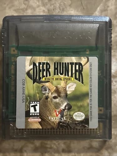 Deer Hunter: Interactive Hunting Experience (Game Boy Color, 1999), Game Only