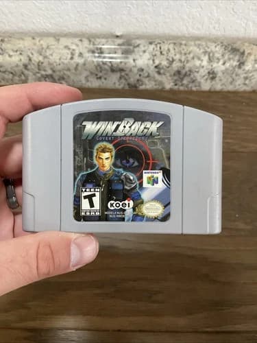 WinBack Covert Operations Nintendo 64 N64 Authentic Cartridge Tested Working