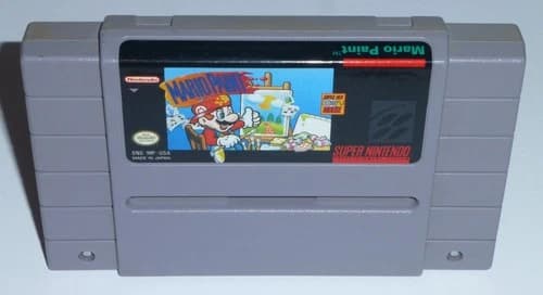 MARIO PAINT - Super Nintendo SNES (Authentic) Game, Cleaned & Tested