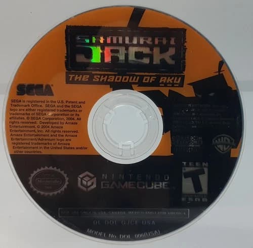 Nintendo Gamecube Samurai Jack The Shadow Of Aku Disc Only