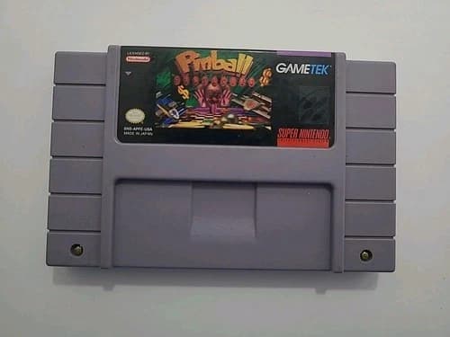 Pinball Fantasies Super Nintendo SNES Game Cartridge TESTED CLEAN FAST SHIPPING