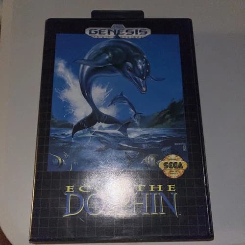 Ecco the Dolphin (Sega Genesis, 1992) clean and tested