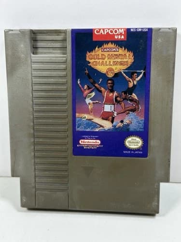Gold Medal Challenge 92 Nintendo Entertainment System NES Authentic Tested
