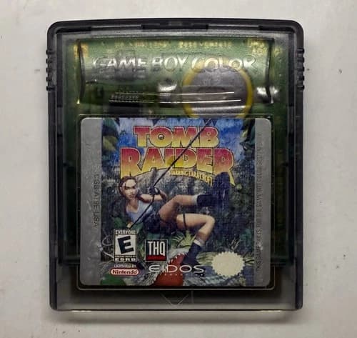 Tomb Raider Lara Croft Gameboy Color Authentic Cleaned Tested New Save Battery